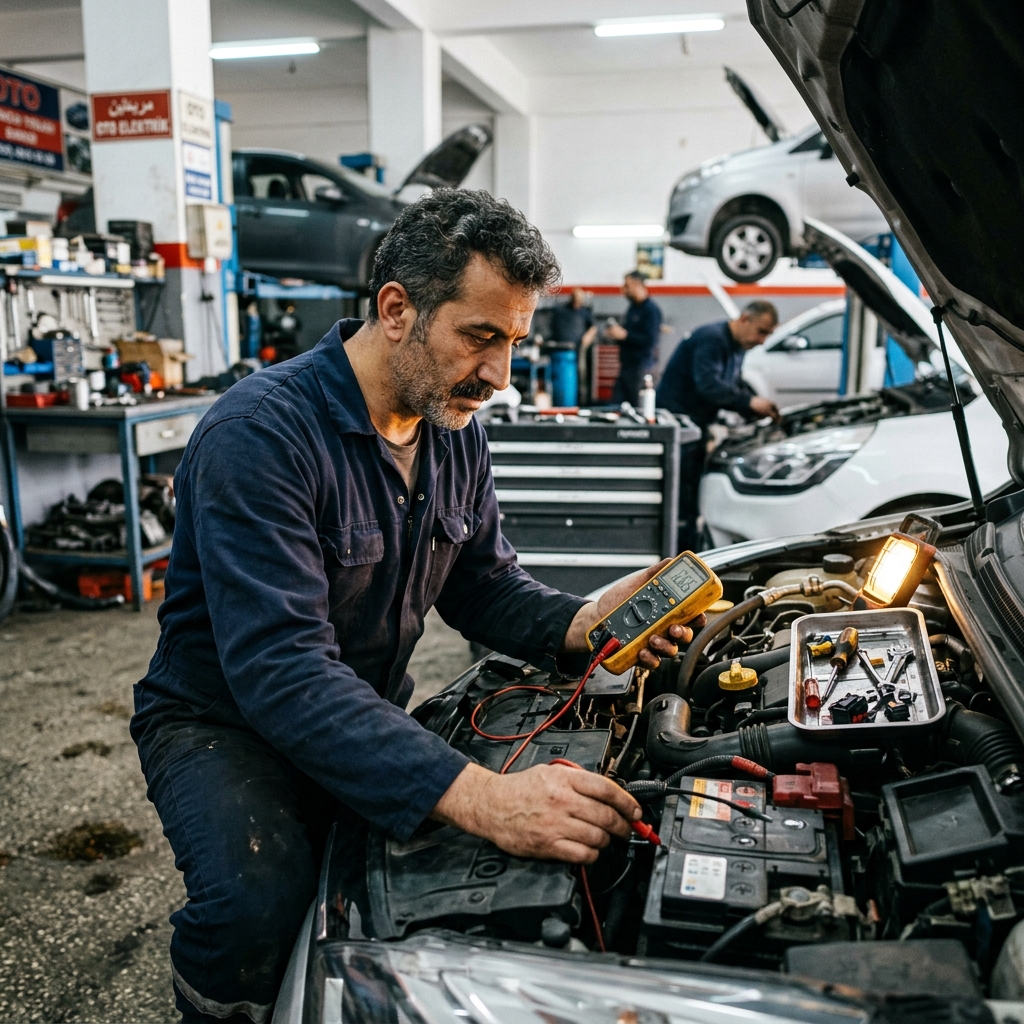 Araç Elektrik Arızaları Nasıl Anlaşılır? Akü Ömrü ve Testi